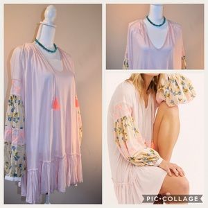 Free People Mix It Up Tunic size large
